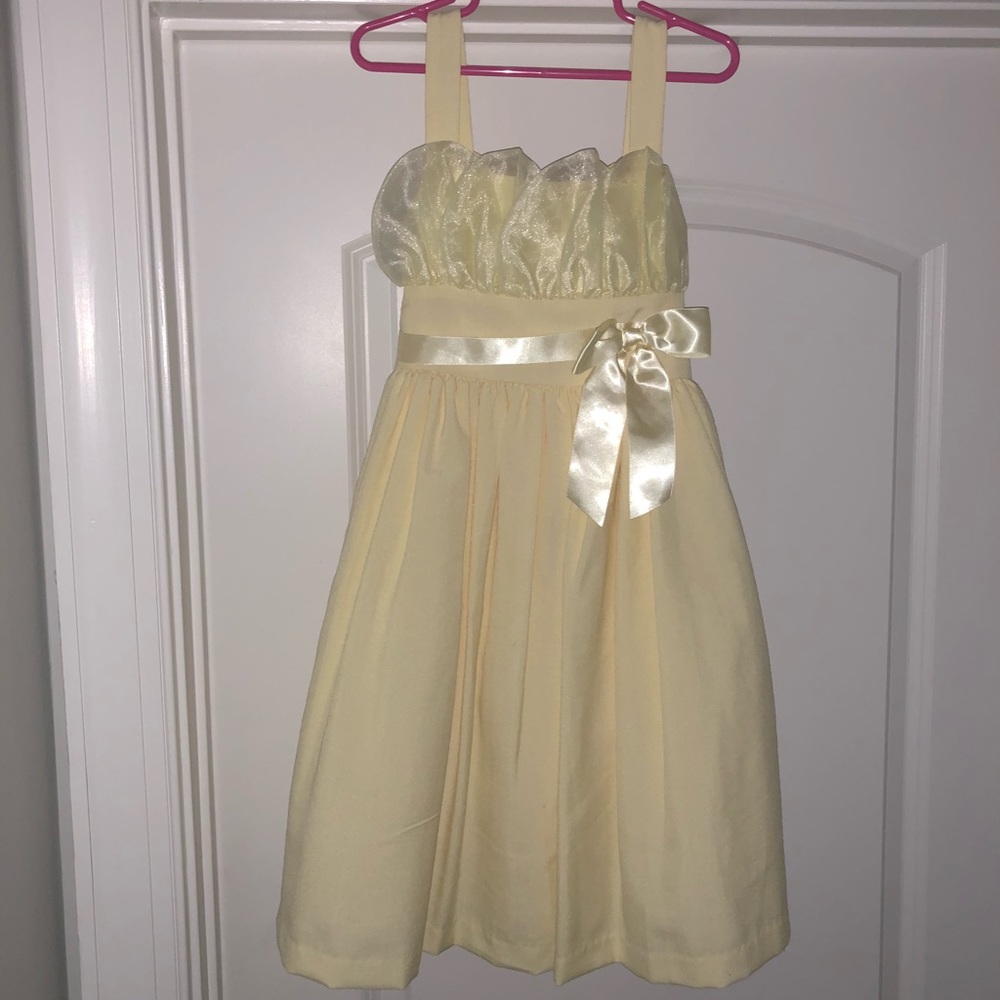 Girls Yellow Dress